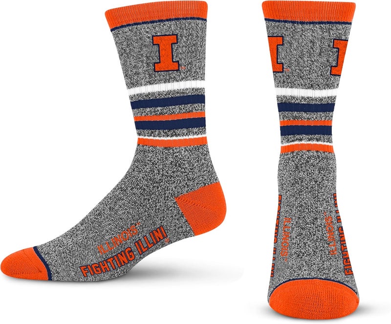 FBF Store For Bare Feet Men's NFL 5 Star Marbled Crew Sock, 1 Pair - Image 1